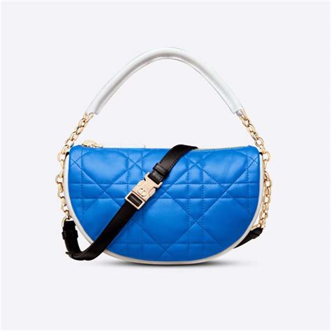 borsa dior hobo|Borsa hobo piccola Dior Vibe Pelle di agnello Macrocannage blu fluo.